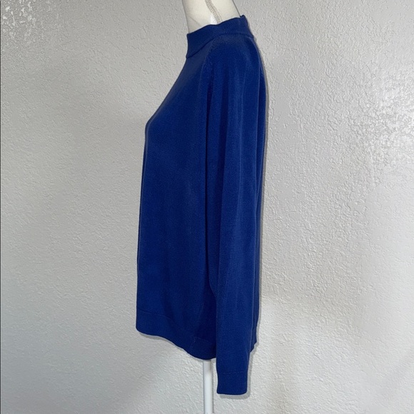 DRAPER’S & DAMONS Blue Long Sleeve Sweater - Picture 2 of 7